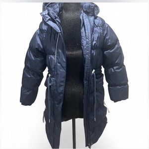 Children's Midnight Blue Puffer Coat